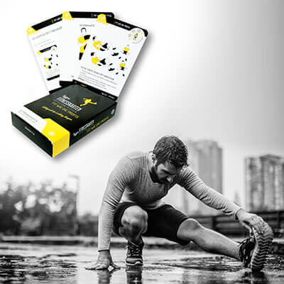 Bei figgrs Trainingskarten Fitnesskarten bekommt man Fitnessübungen für ein Functional Fitness Bodyweight Training ohne Gerät
