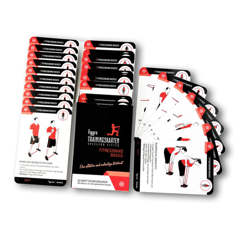 Fitnessband - 50 figgrs Trainingskarten